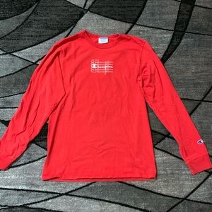 Red Champion Long Sleeve